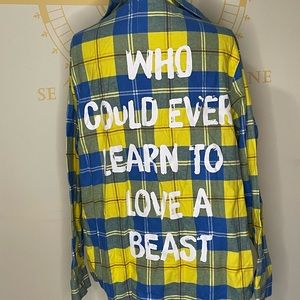 Cakeworthy Beauty & The Beast collectible flannel